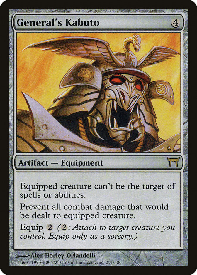 General's Kabuto - [Foil] Champions of Kamigawa (CHK)