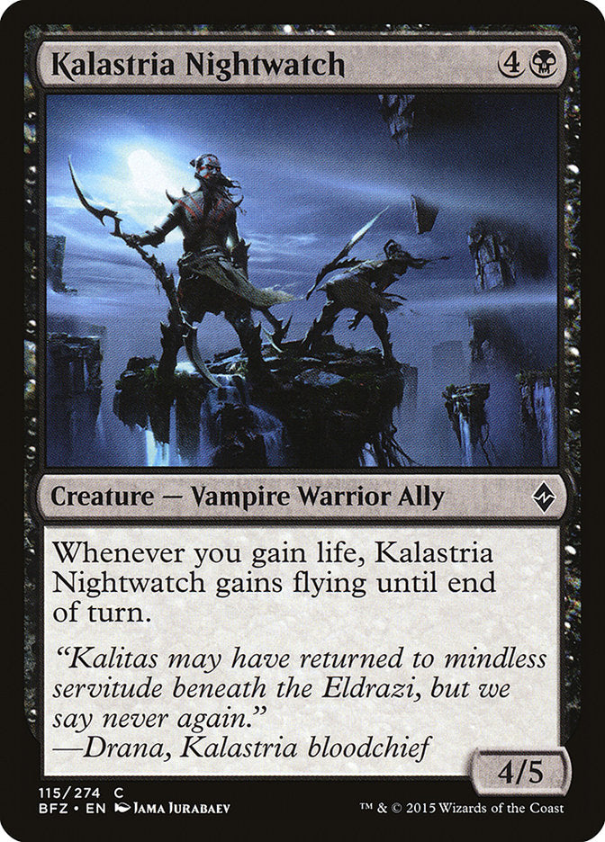 Kalastria Nightwatch - Battle for Zendikar (BFZ)