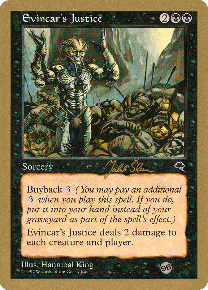 Evincar's Justice - [Retro Frame] World Championship Decks 1999 (WC99)