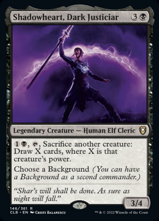 Shadowheart, Dark Justiciar - [Foil] Commander Legends: Battle for Baldur's Gate (CLB)