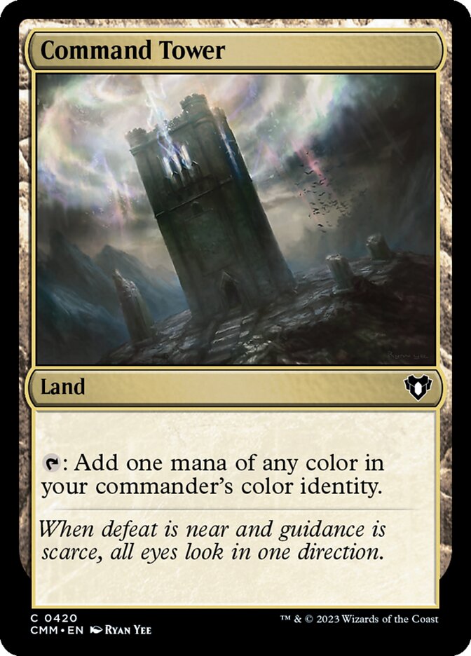 Command Tower - [Foil] Commander Masters (CMM)