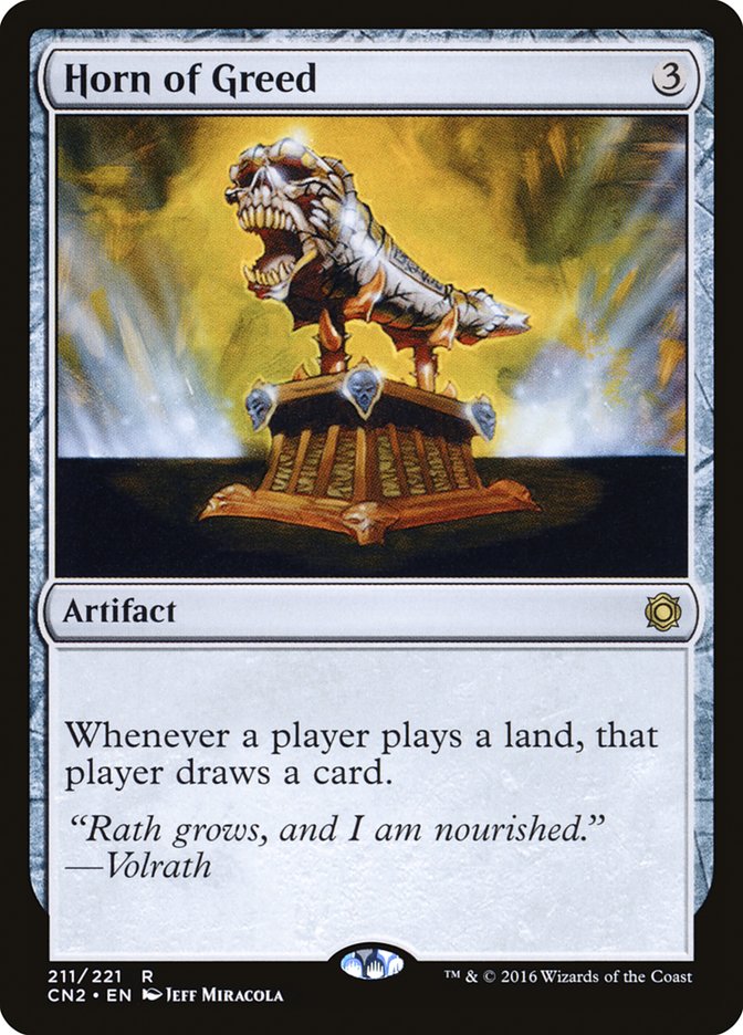 Horn of Greed - [Foil] Conspiracy: Take the Crown (CN2)