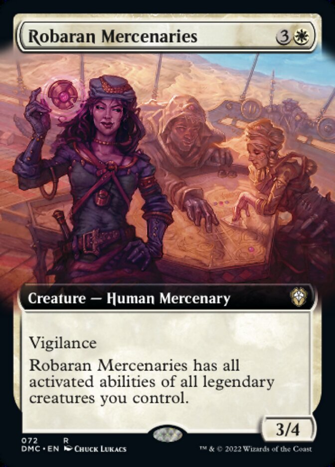 Robaran Mercenaries - [Foil, Extended Art] Dominaria United Commander (DMC)