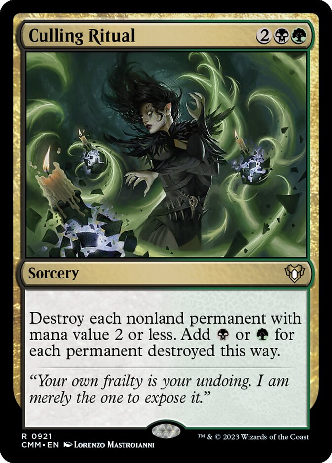 Culling Ritual - Commander Masters (CMM)