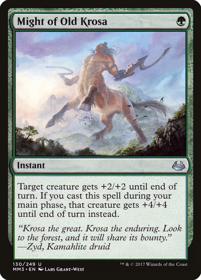 Might of Old Krosa - Modern Masters 2017 (MM3)