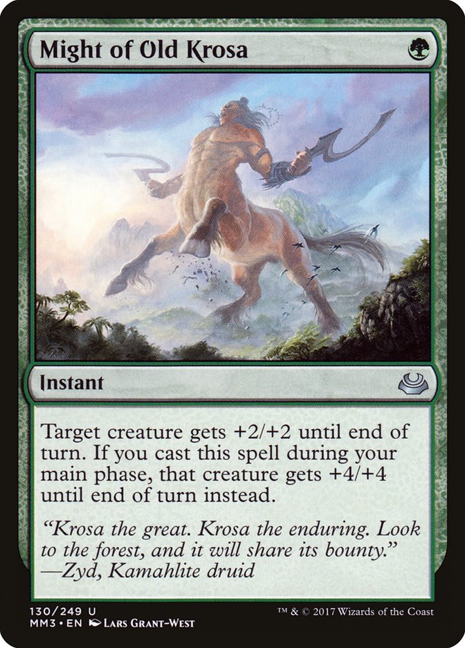Might of Old Krosa - [Foil] Modern Masters 2017 (MM3)