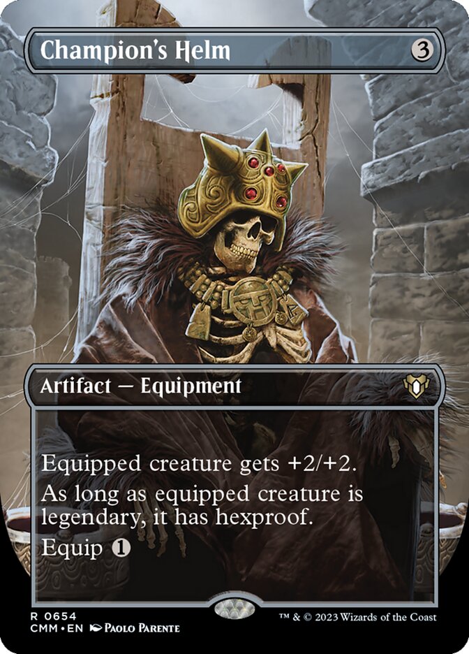 Champion's Helm - [Borderless] Commander Masters (CMM)