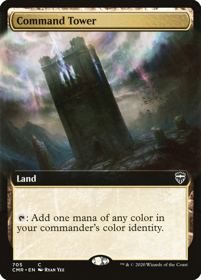 Command Tower - [Foil, Extended Art] Commander Legends (CMR)