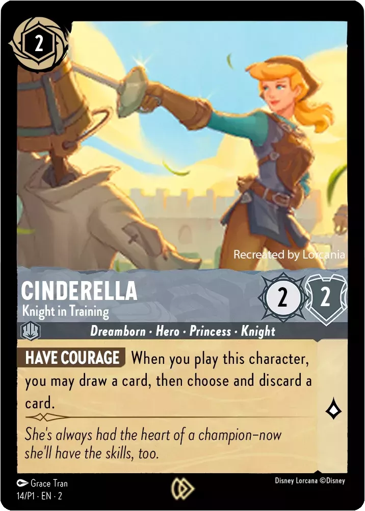 Cinderella - Knight in Training - [Foil, Organized Play] Promo (P1)