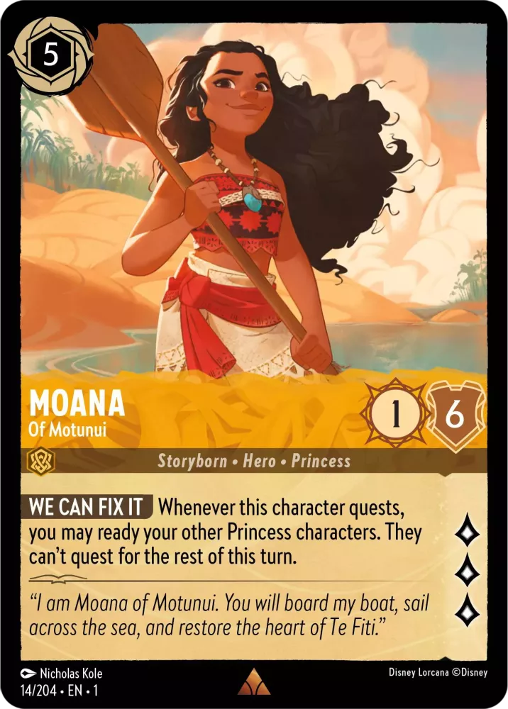 Moana - Of Motunui - [Foil] The First Chapter (1)