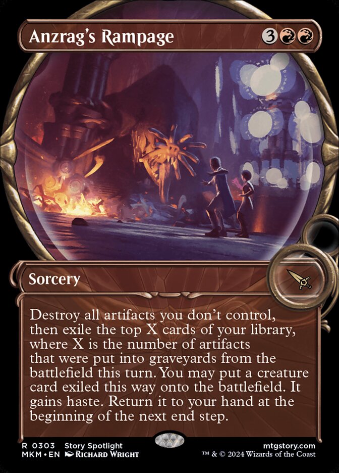 Anzrag's Rampage - [Foil, Showcase] Murders at Karlov Manor (MKM)