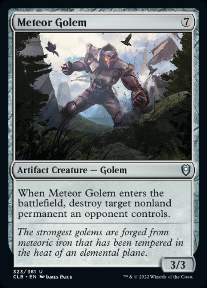 Meteor Golem - Commander Legends: Battle for Baldur's Gate (CLB)