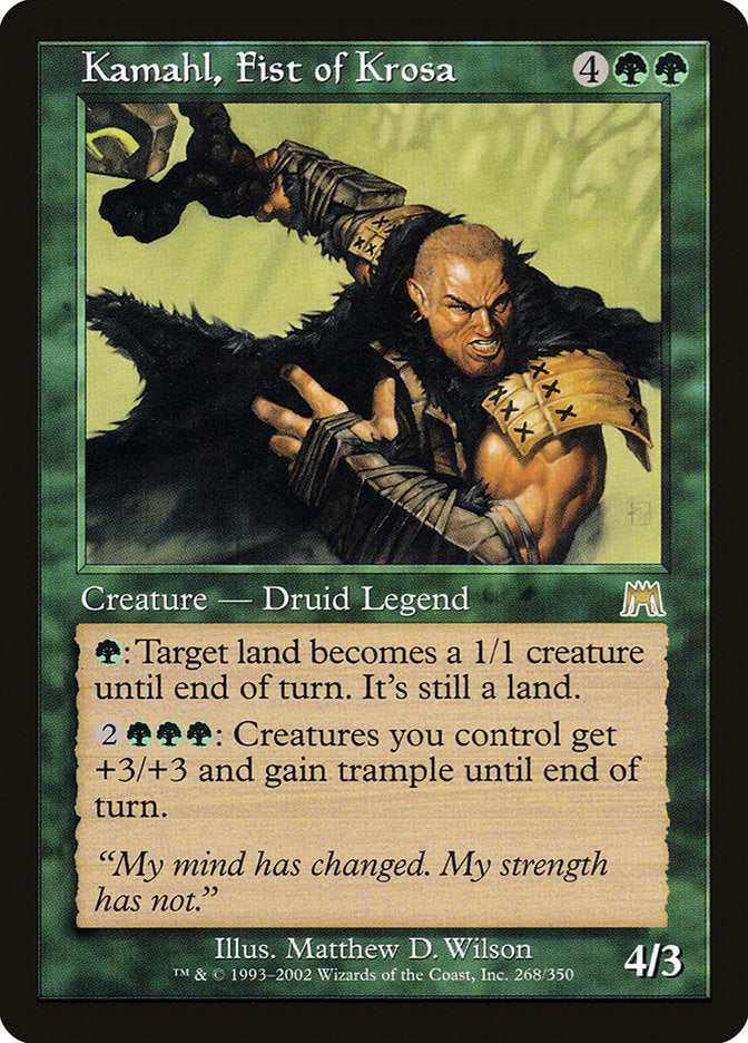 Kamahl, Fist of Krosa - [Foil, Retro Frame] Onslaught (ONS)