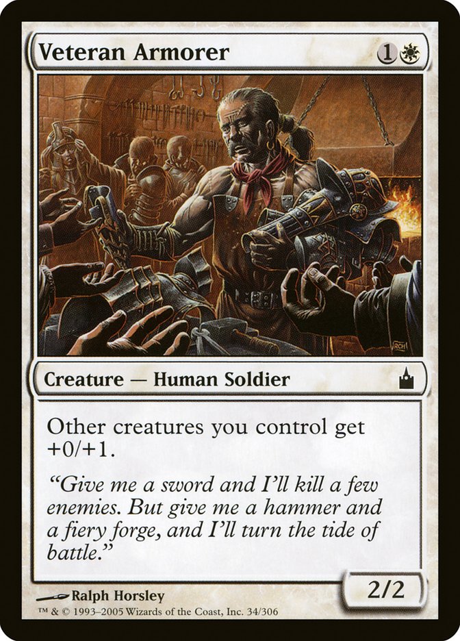 Veteran Armorer - [Foil] Ravnica: City of Guilds (RAV)