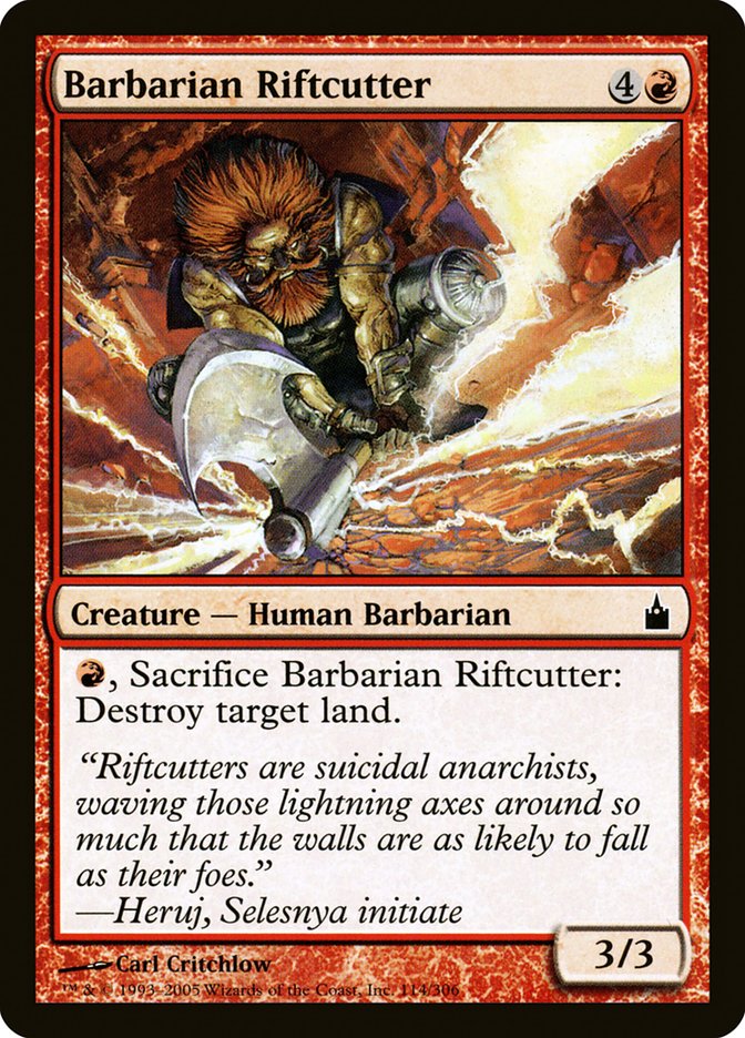 Barbarian Riftcutter - [Foil] Ravnica: City of Guilds (RAV)