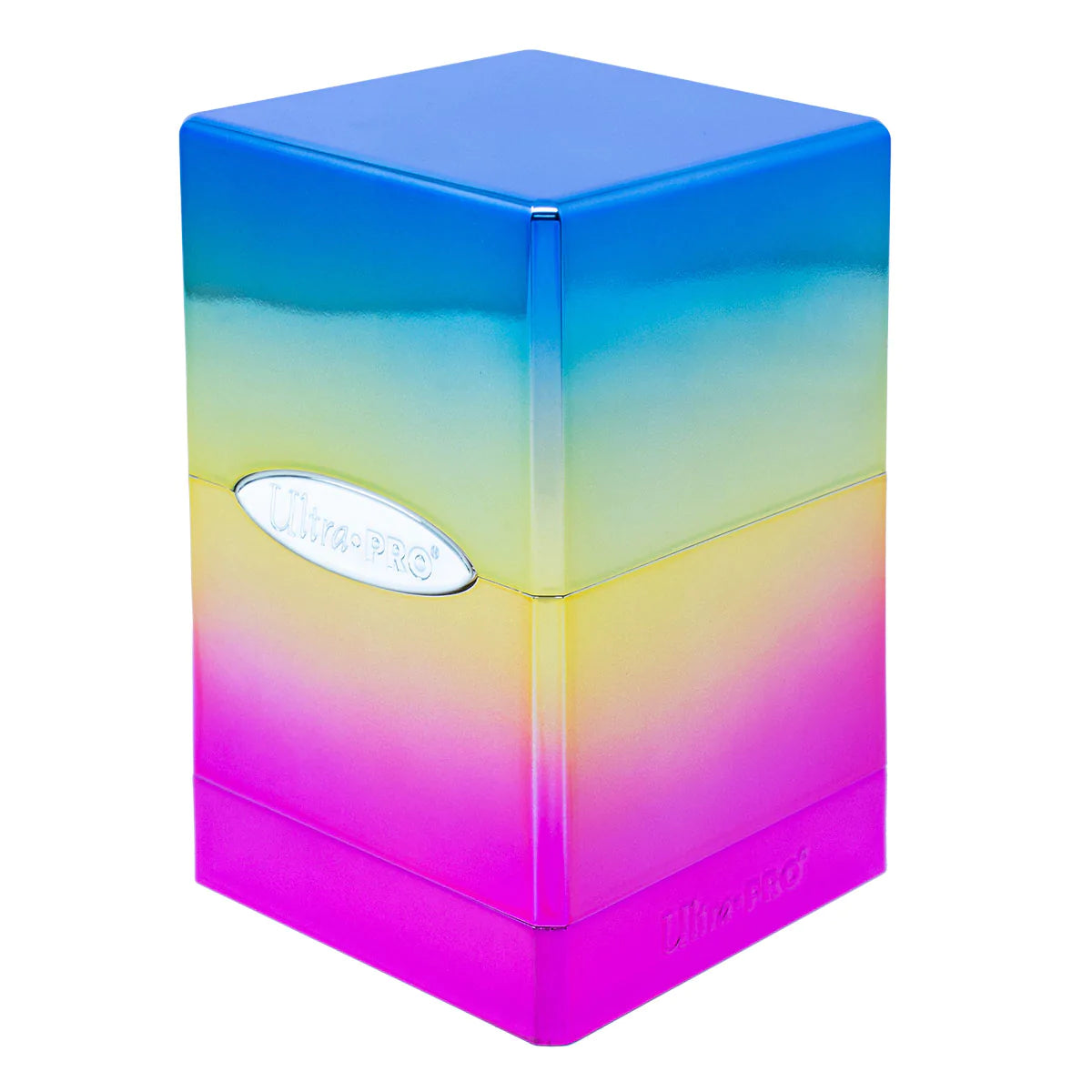Satin Tower Deck Box by Ultra Pro - [Hi-Gloss] Rainbow