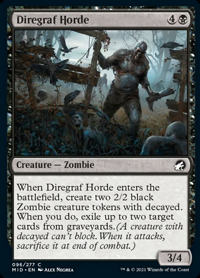 Diregraf Horde - [Foil] Innistrad: Midnight Hunt (MID)