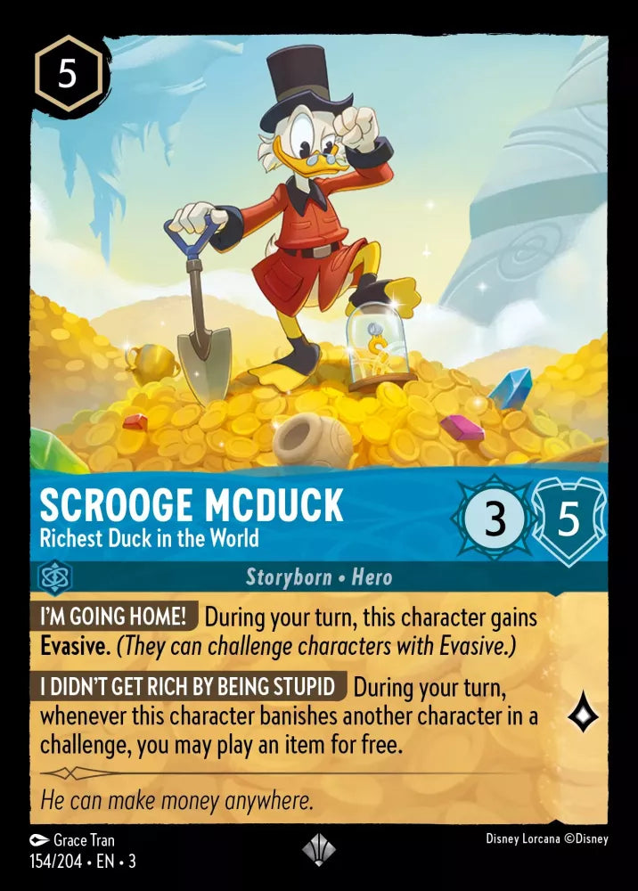 Scrooge McDuck - Richest Duck in the World - [Foil] Into the Inklands (3)
