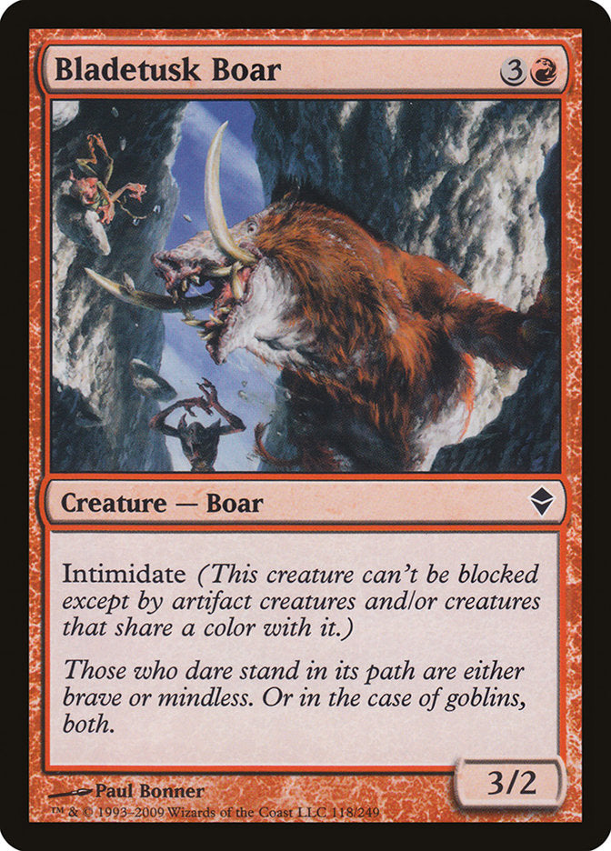 Bladetusk Boar - [Foil] Zendikar (ZEN)