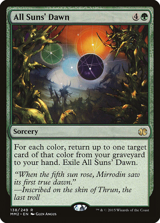 All Suns' Dawn - [Foil] Modern Masters 2015 (MM2)