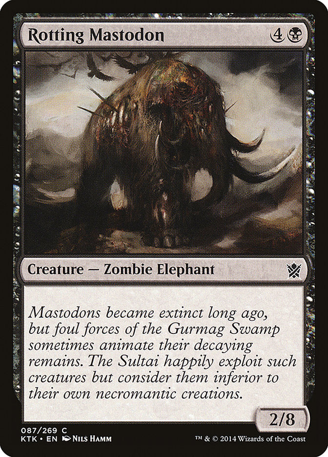 Rotting Mastodon - [Foil] Khans of Tarkir (KTK)