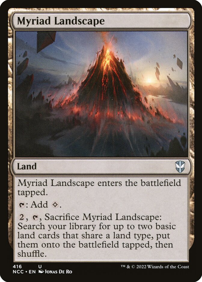 Myriad Landscape - [Foil] New Capenna Commander (NCC)