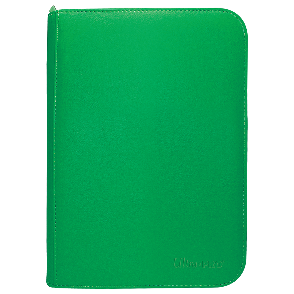 4-Pocket Ultra Pro Vivid Zippered Binder - Green