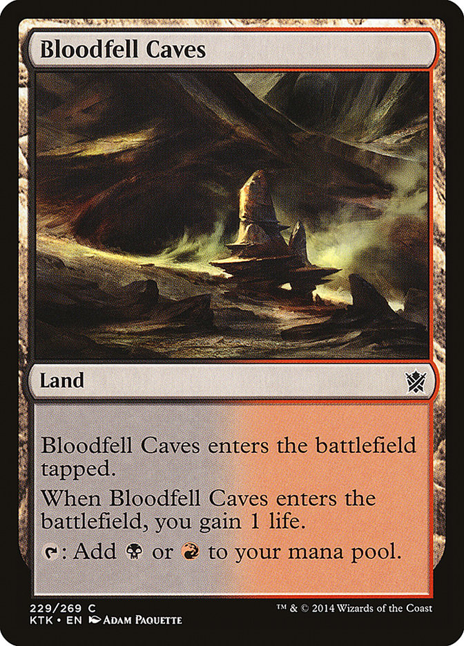 Bloodfell Caves - [Foil] Khans of Tarkir (KTK)