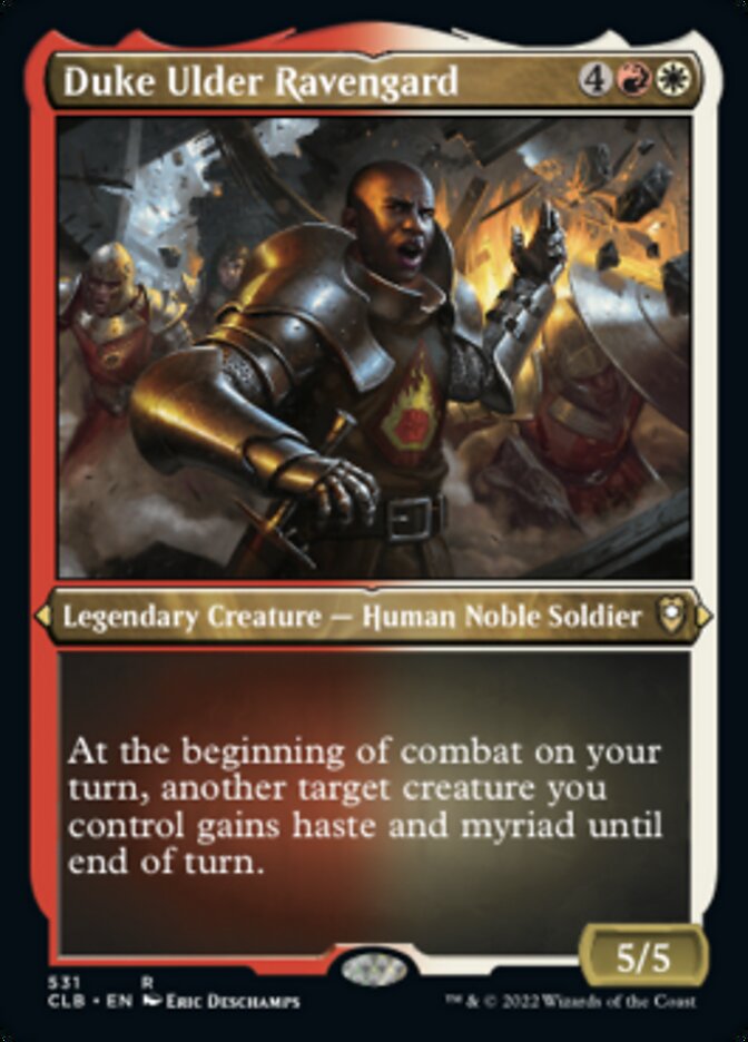 Duke Ulder Ravengard - [Etched Foil] Commander Legends: Battle for Baldur's Gate (CLB)