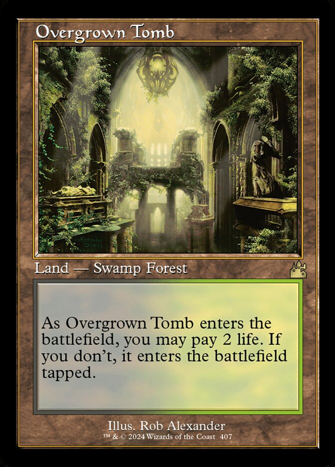 Overgrown Tomb - [Retro Frame] Ravnica Remastered (RVR)