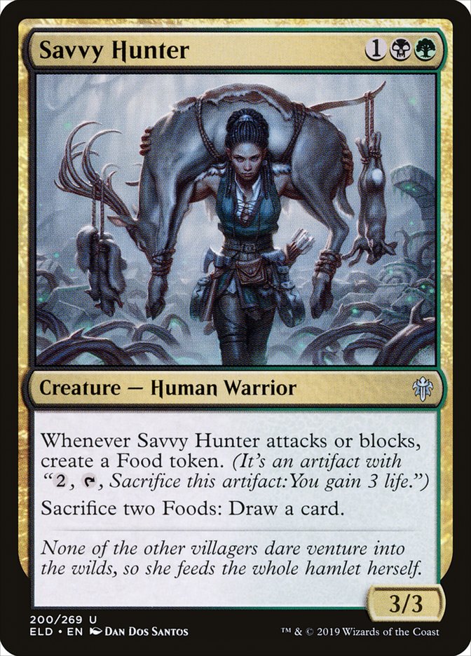 Savvy Hunter - [Foil] Throne of Eldraine (ELD)