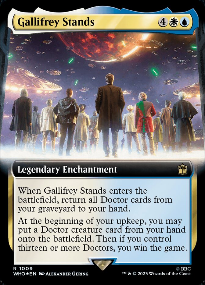 Gallifrey Stands - [Surge Foil, Extended Art] Doctor Who (WHO)
