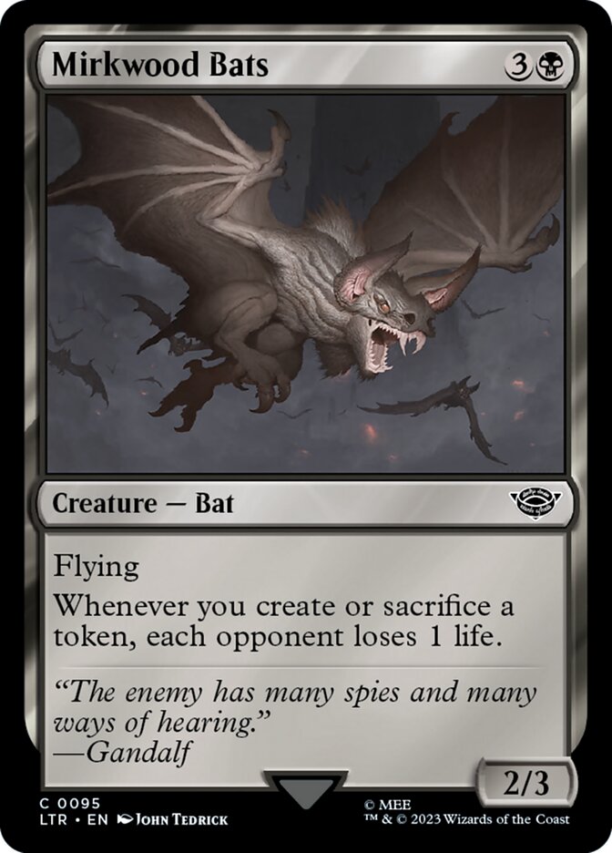 Mirkwood Bats - [Foil] The Lord of the Rings: Tales of Middle-earth (LTR)