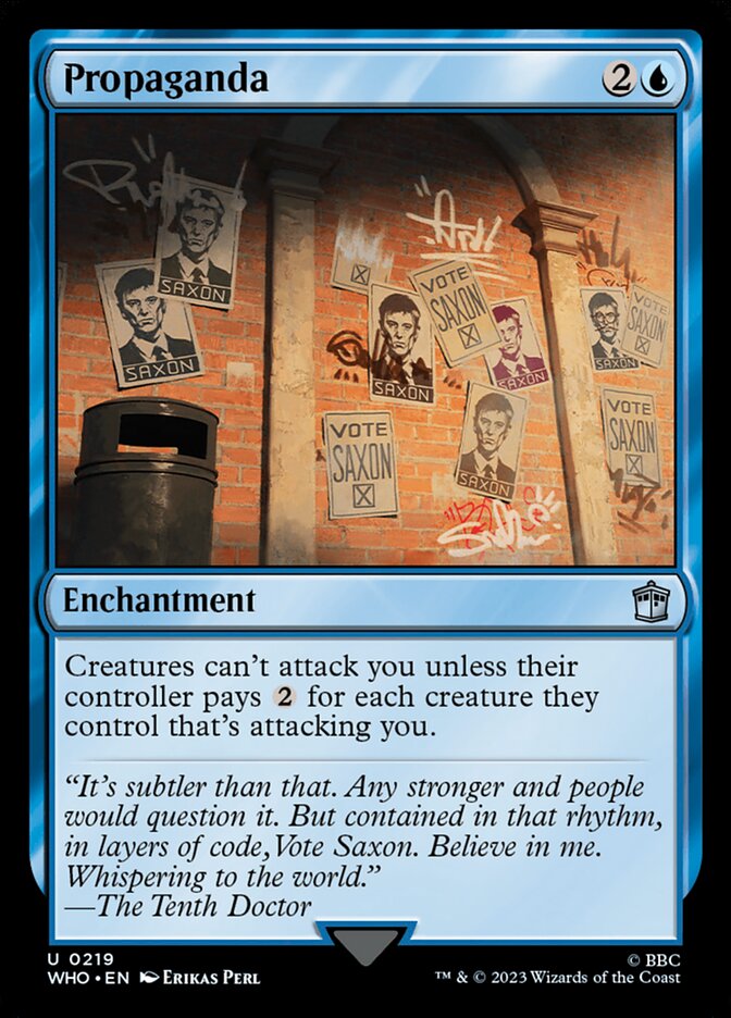 Propaganda - [Foil] Doctor Who (WHO)