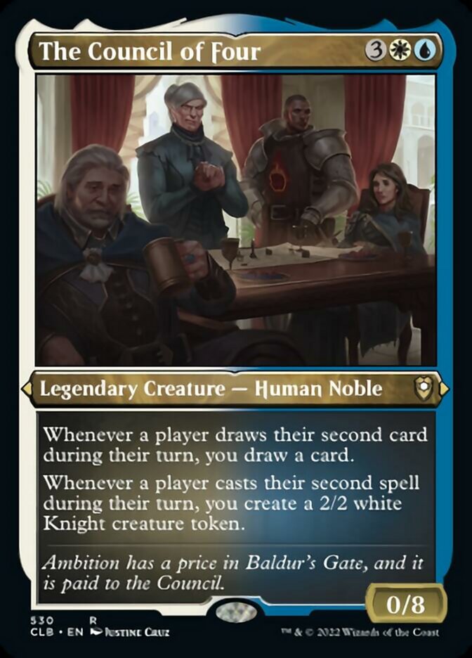 The Council of Four - [Etched Foil] Commander Legends: Battle for Baldur's Gate (CLB)
