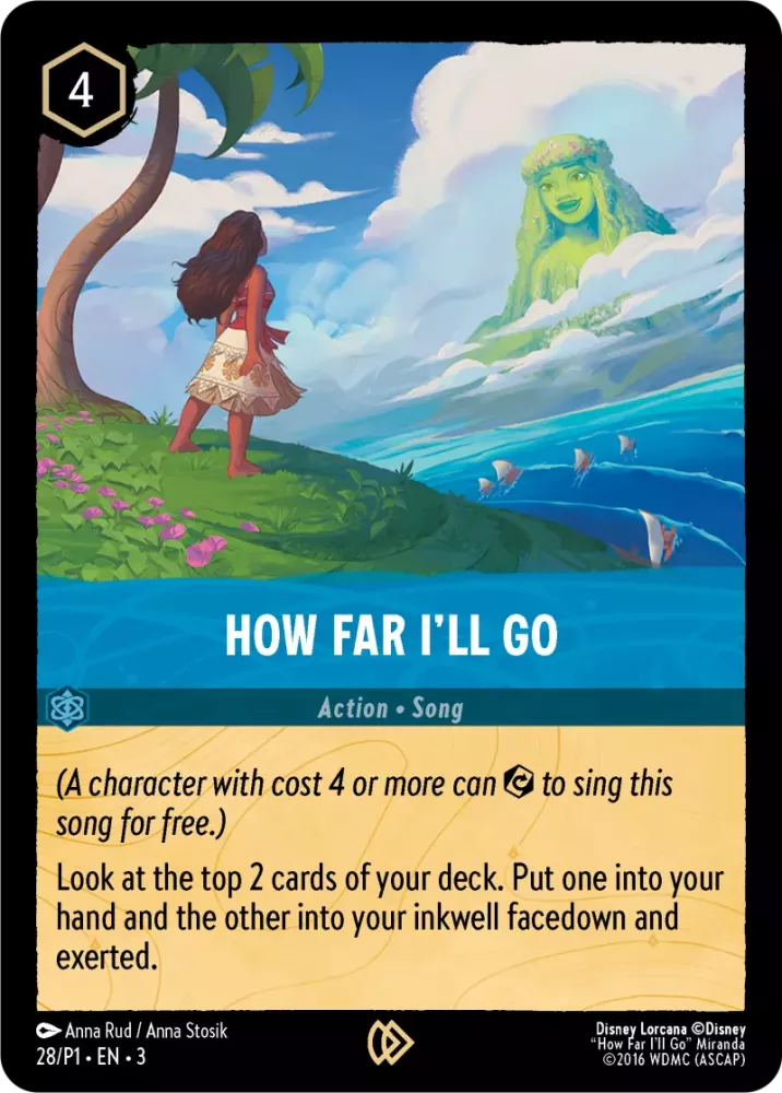 How Far I'll Go - [Foil] Into the Inklands (3)