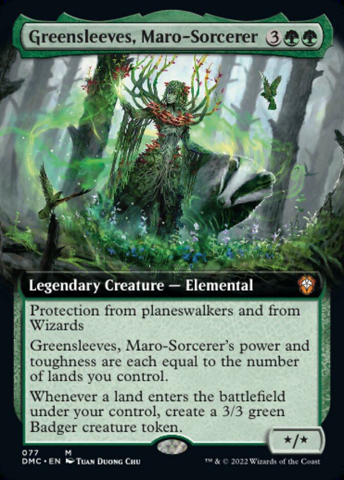 Greensleeves, Maro-Sorcerer - [Foil, Extended Art] Dominaria United Commander (DMC)