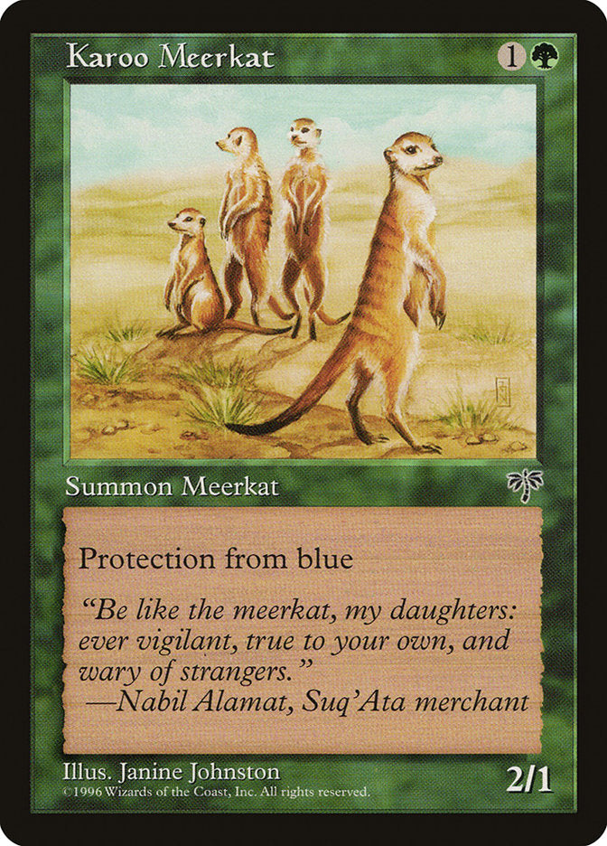 Karoo Meerkat - Mirage (MIR)