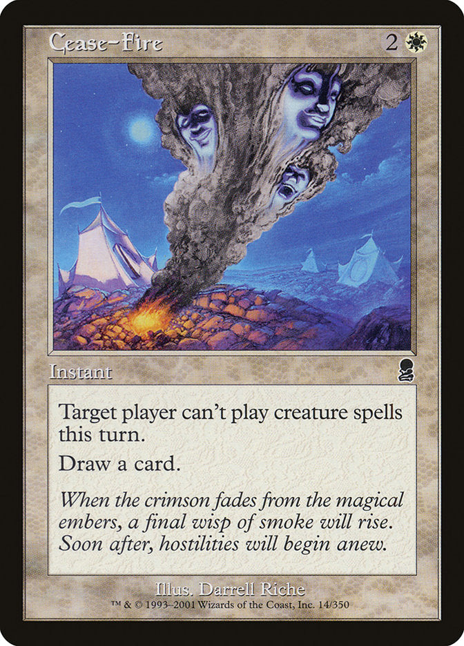 Cease-Fire - [Foil, Retro Frame] Odyssey (ODY)