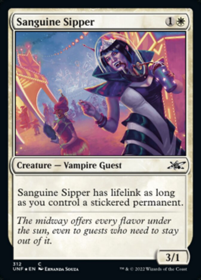Sanguine Sipper - [Galaxy Foil] Unfinity (UNF)