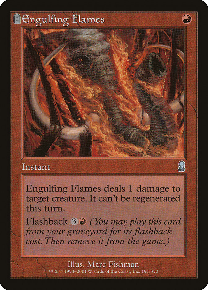 Engulfing Flames - [Foil, Retro Frame] Odyssey (ODY)