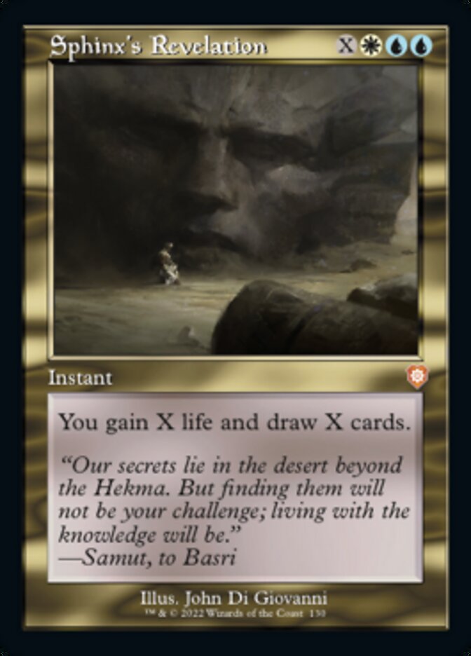 Sphinx's Revelation - The Brothers' War Commander (BRC)