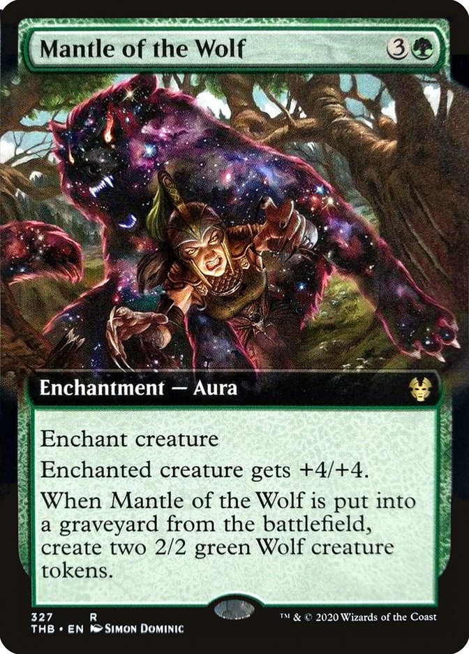 Mantle of the Wolf - [Foil, Extended Art] Theros Beyond Death (THB)