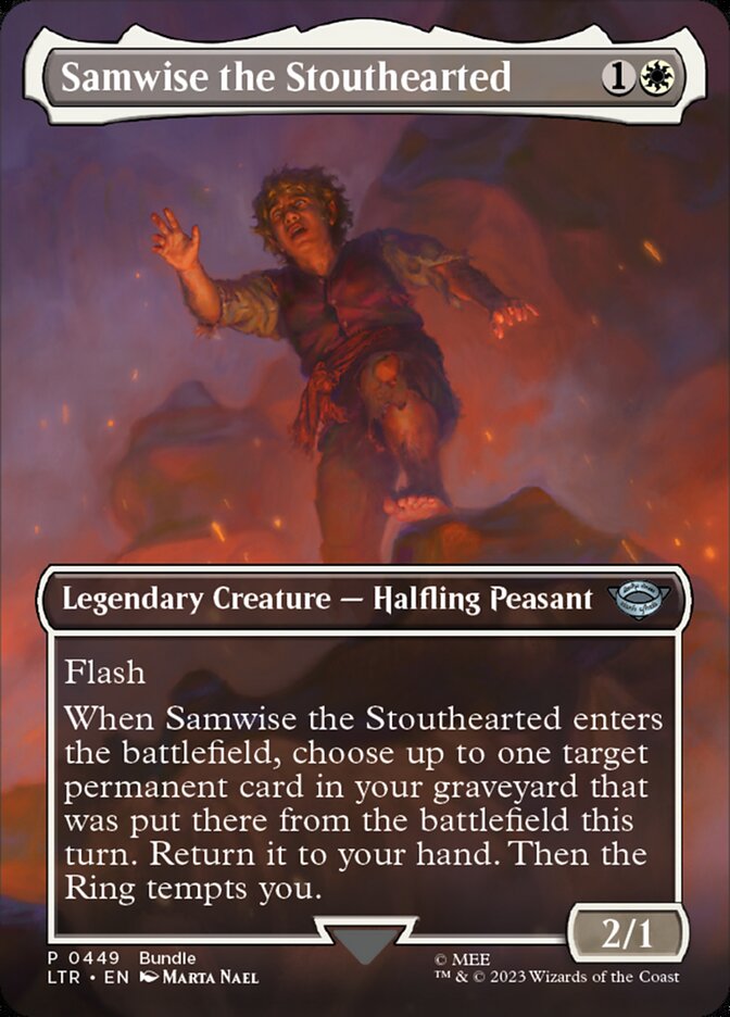 Samwise the Stouthearted - [Foil, Promo] The Lord of the Rings: Tales of Middle-earth (LTR)