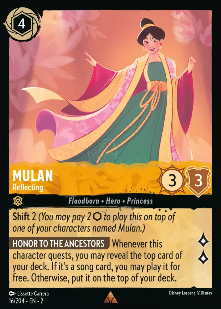 Mulan - Reflecting - [Foil] Rise of the Floodborn (2)