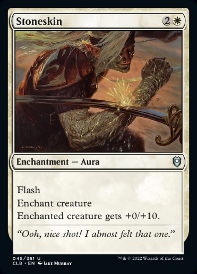 Stoneskin - [Foil] Commander Legends: Battle for Baldur's Gate (CLB)