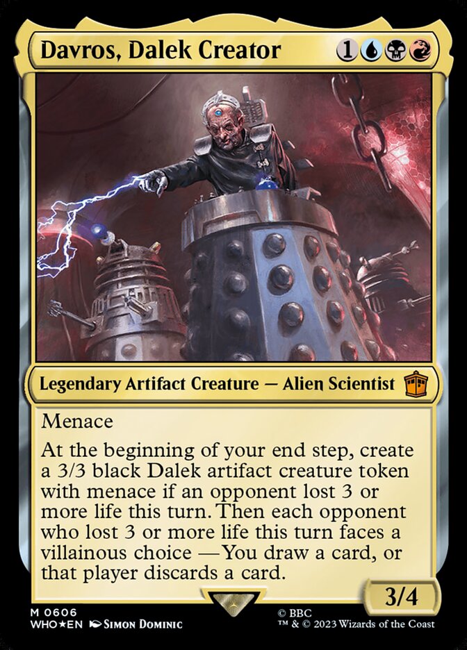 Davros, Dalek Creator - [Surge Foil] Doctor Who (WHO)