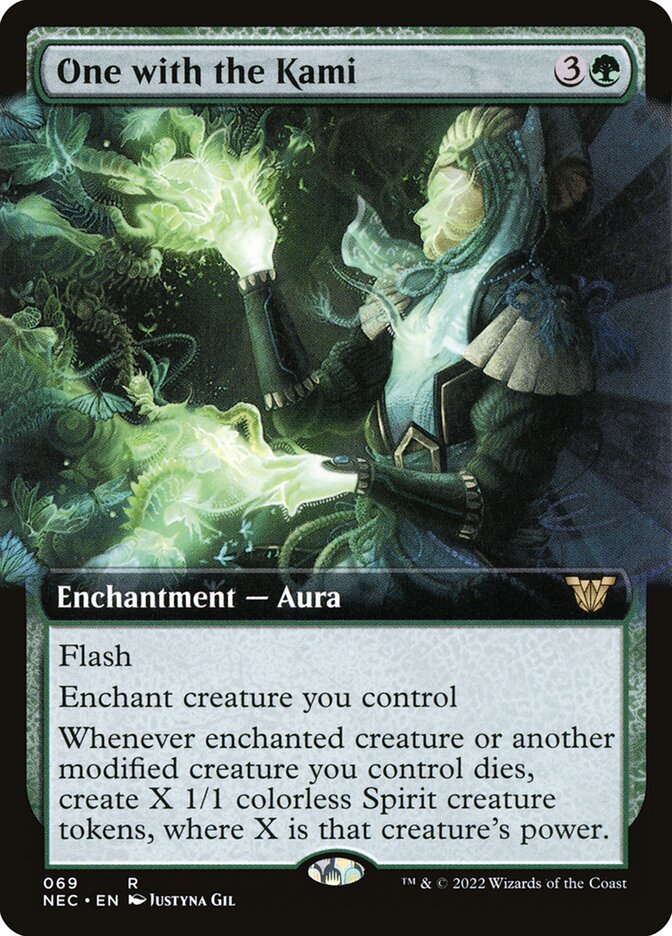 One with the Kami - [Extended Art] Neon Dynasty Commander (NEC)
