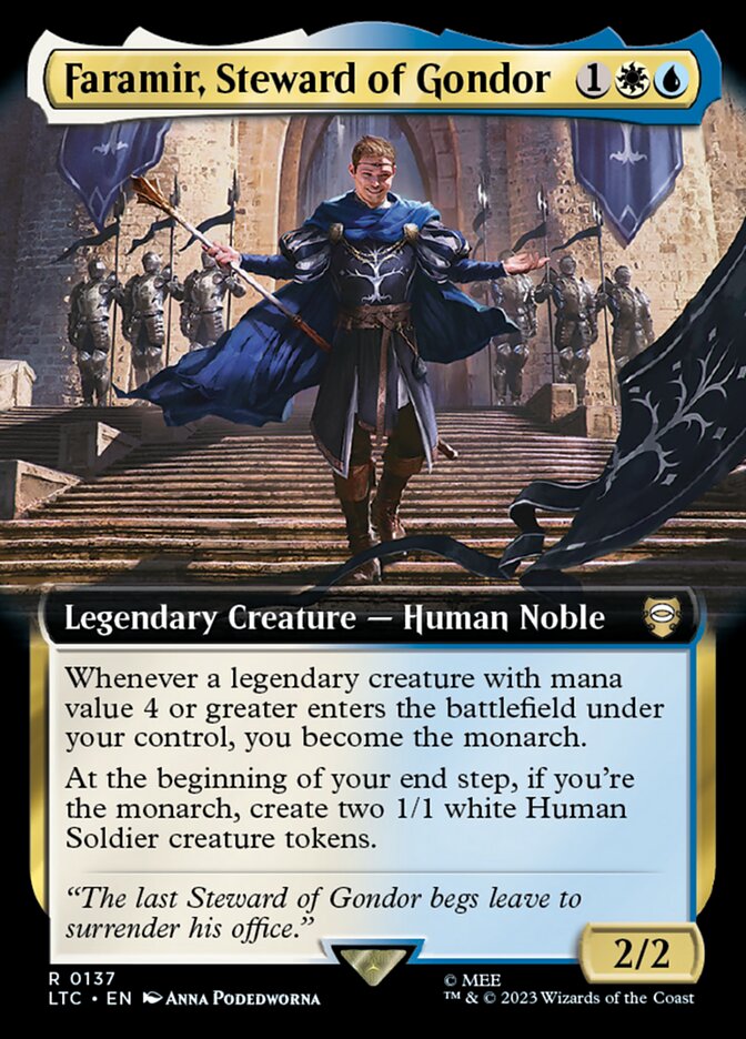 Faramir, Steward of Gondor - [Extended Art] Tales of Middle-earth Commander (LTC)