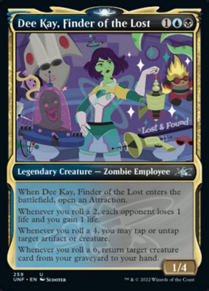 Dee Kay, Finder of the Lost - [Foil, Showcase] Unfinity (UNF)